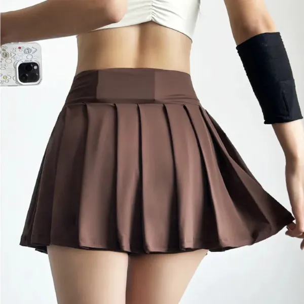 Vani Pleated Skort fabric detail