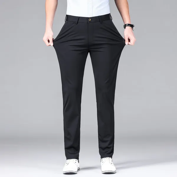 Heron Chinos slim fit stretch pants front view