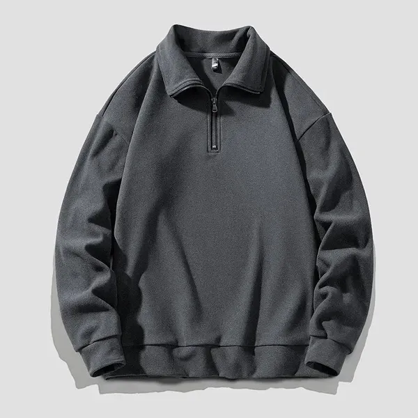 Zerth Quarter-Zip Sweater layering style