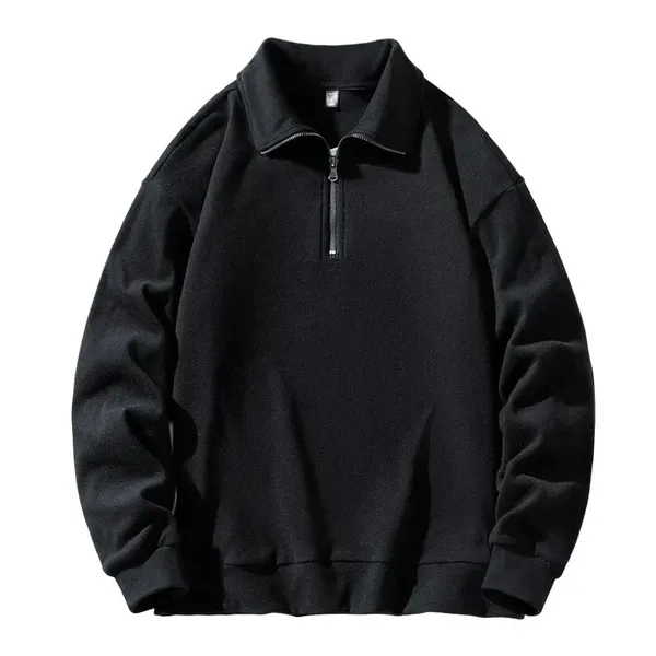 Zerth Quarter-Zip Sweater texture closeup