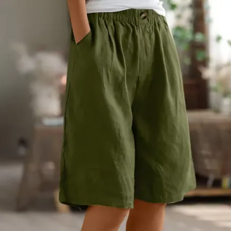 Harlow Mid-Thigh Comfort Shorts front view