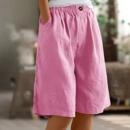 Harlow Mid-Thigh Shorts worn casual look