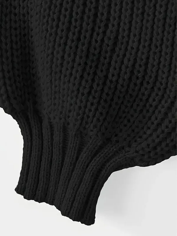 Viona Crop Sweater side view