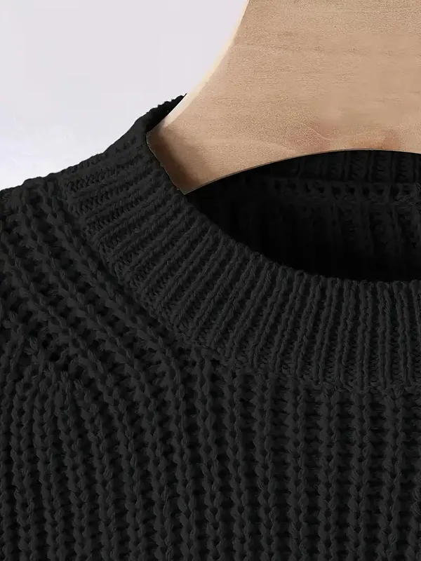 Viona Crop Sweater neck detail