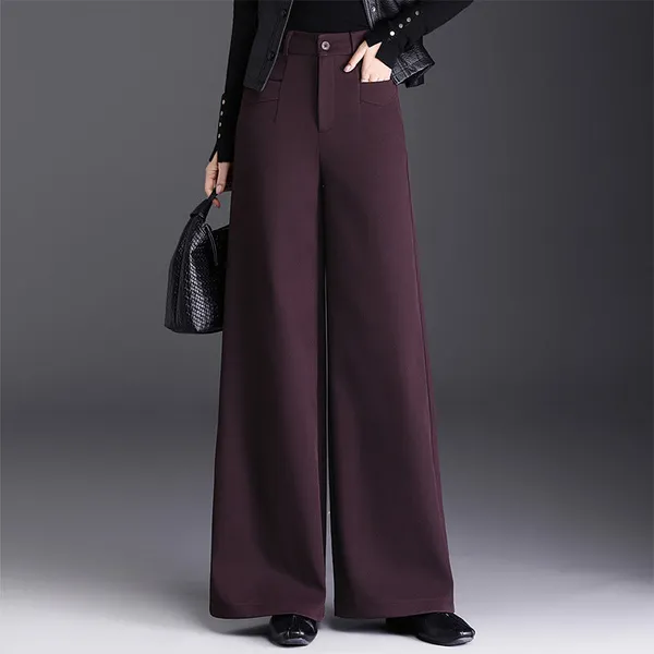 Neor High-Waist Wide-Leg Pants – front view