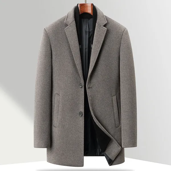 Eldon Wool Coat front view