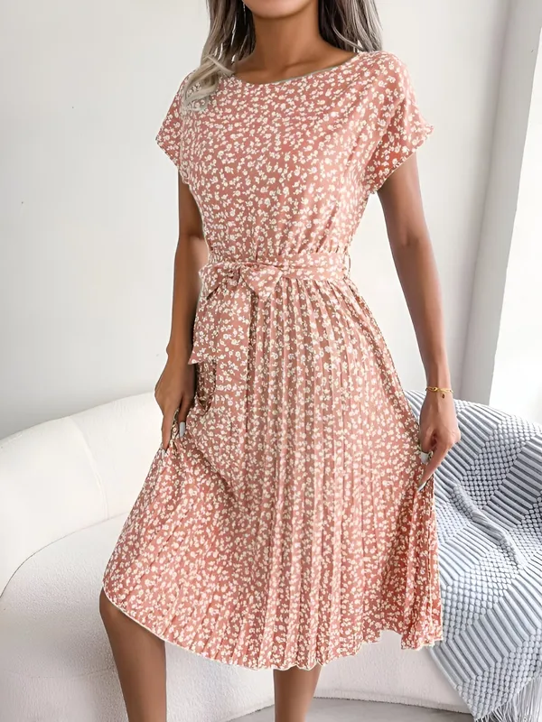 Roselyn Floral Dress styled for a garden party