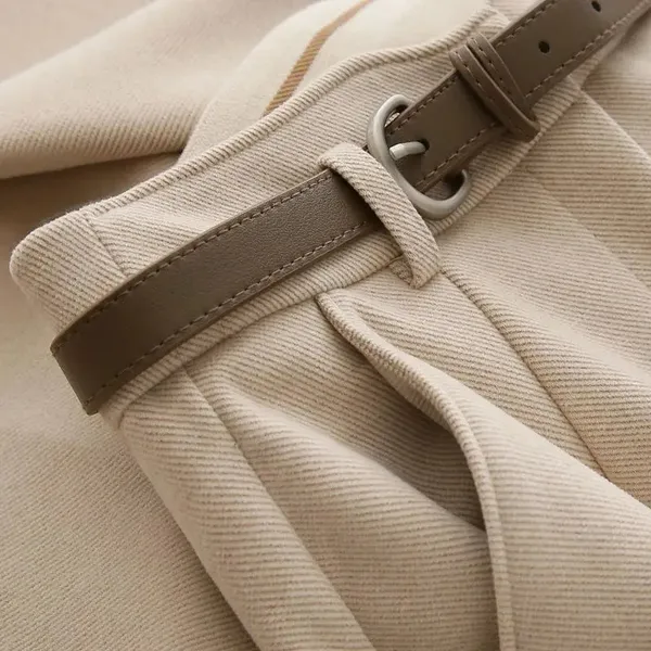 Millie Trousers pleated front detail