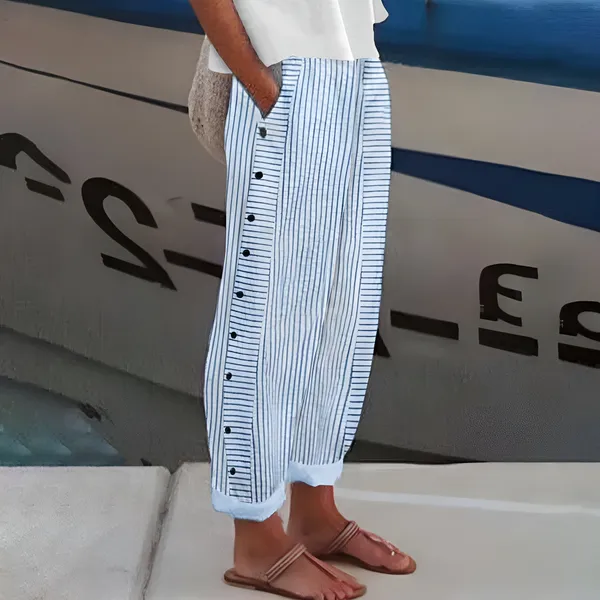 Harlow Straight-Leg Pants front view