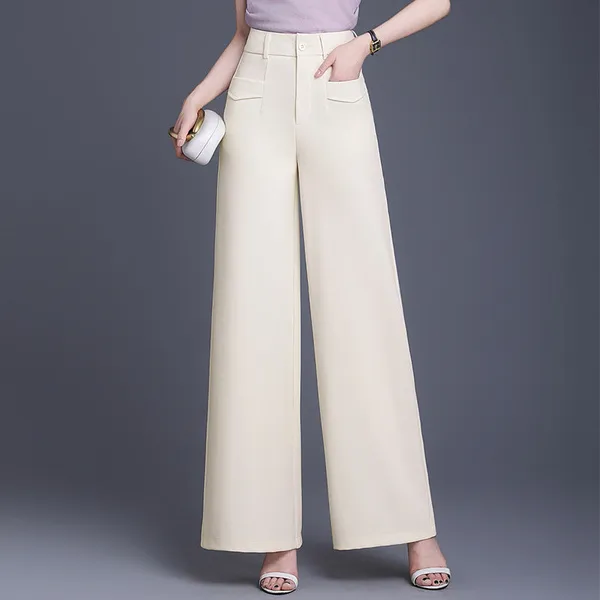 Mevra High-Rise Wide-Leg Pants front view