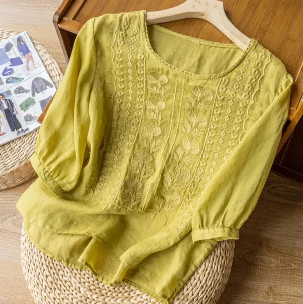 Elise Blouse styled outfit full look