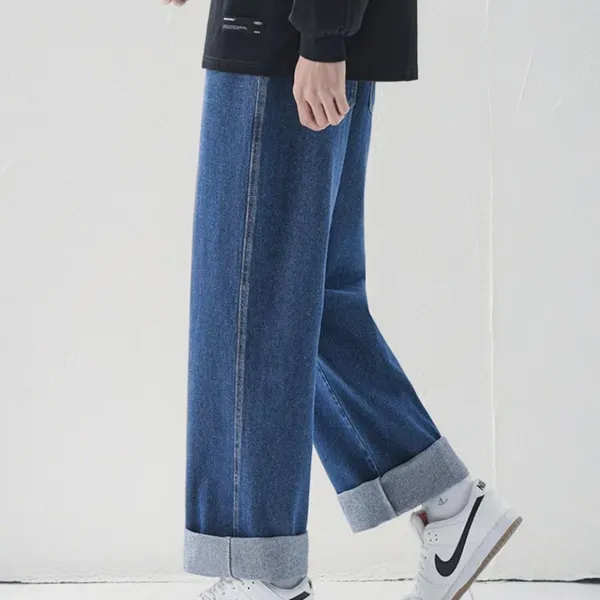 Revan jeans wide-leg fit side view