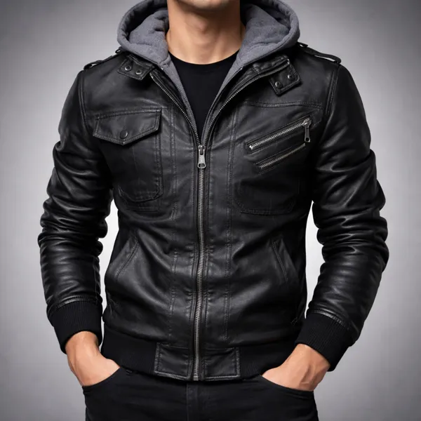 Zoren Leather Jacket styling look