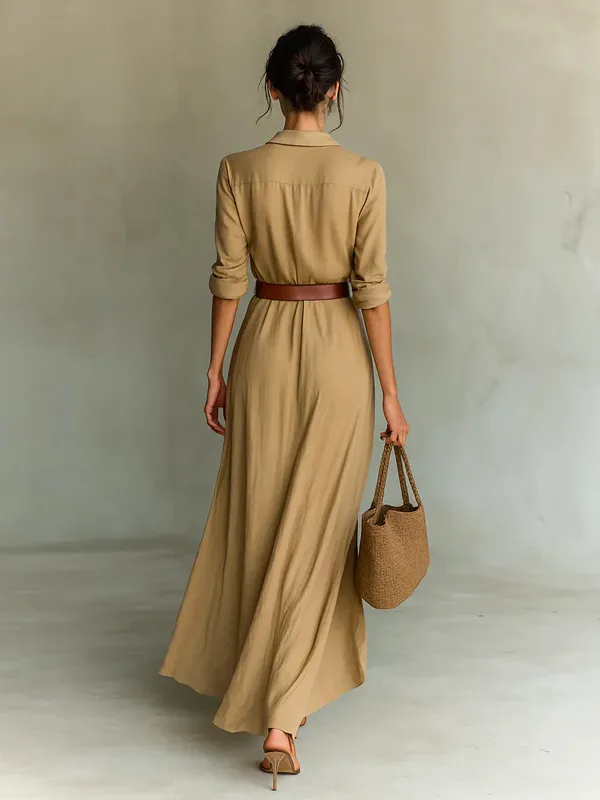 Savina Maxi Dress – full length flowing skirt