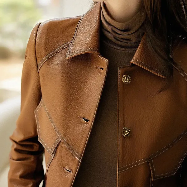 Romana jacket back and side view