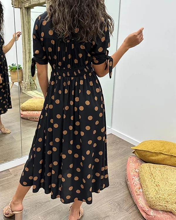 Vivienne Polka Dot Dress styling options