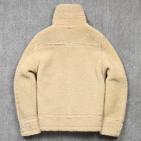 Mason Jacket collar and zipper closeup