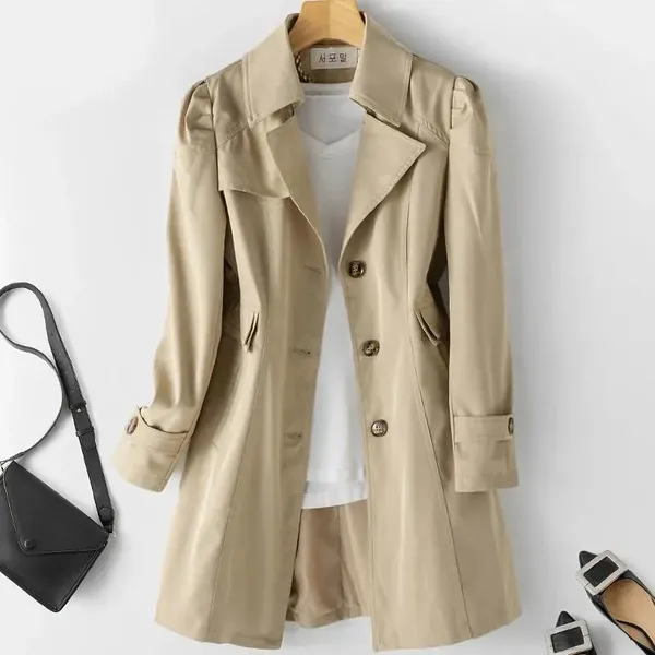 Bella Trench Coat front view