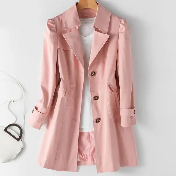 Bella Trench Coat detail shot