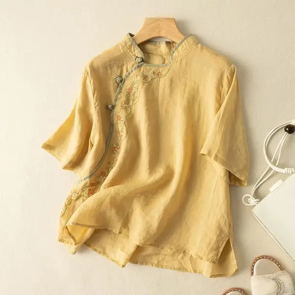 Brisa Linen Shirt – styled look