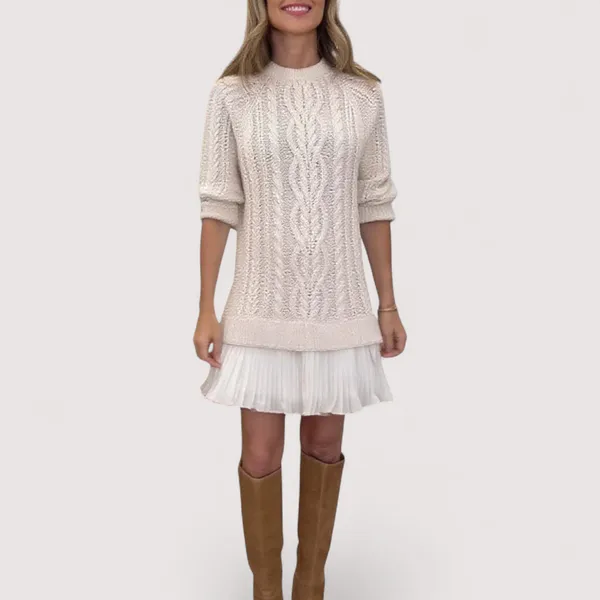 Savina Knit Everyday Dress front view