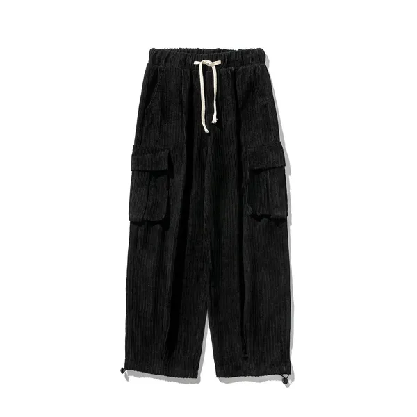 Veluto Corduroy Joggers side detail with cargo pockets