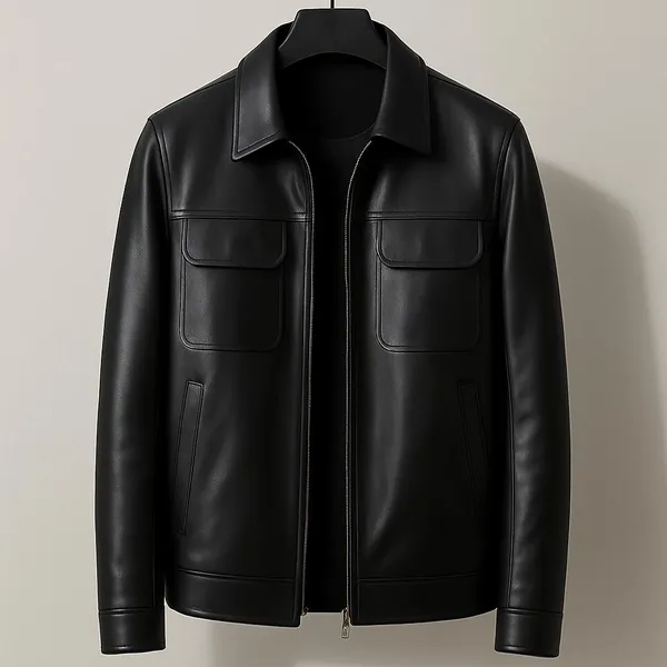 Merrik Leather Jacket styling look