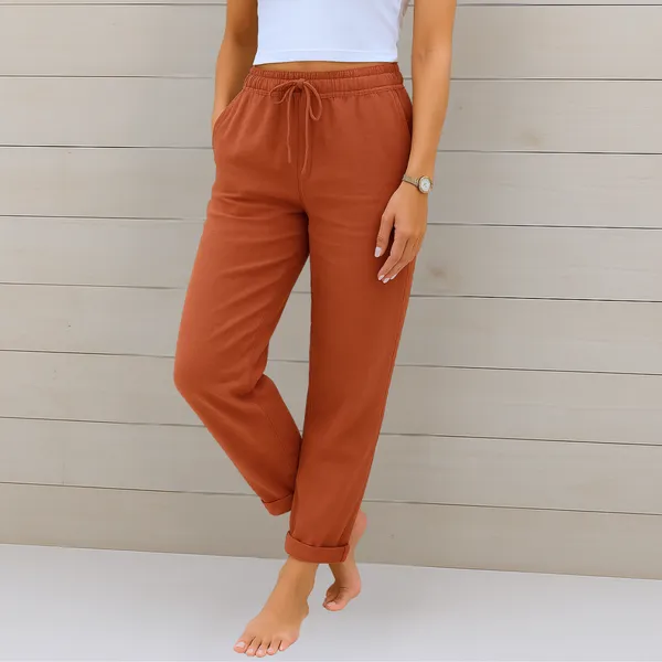 Harlow wide-leg pants full-length look