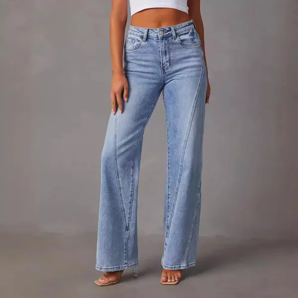 Estra Wide Leg Jeans front view