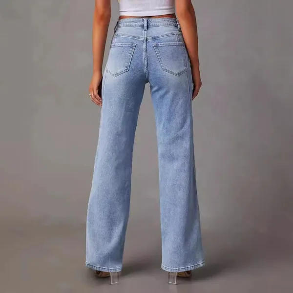 Estra Wide Leg Jeans back view