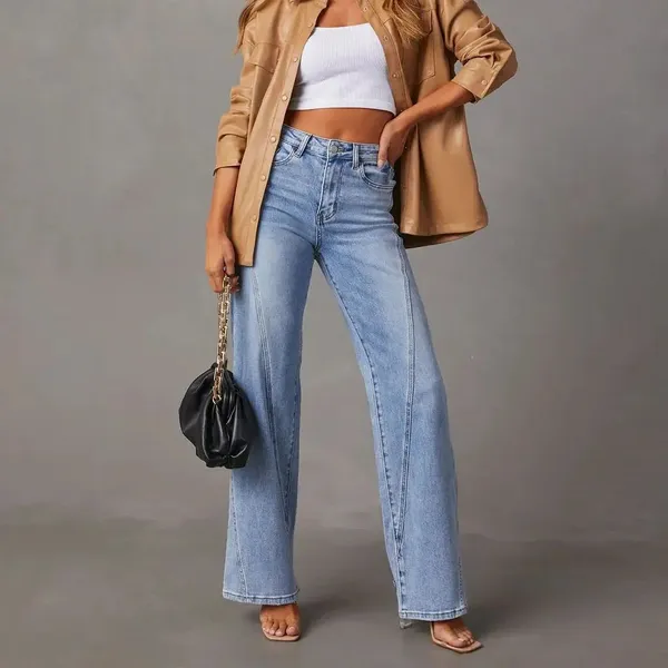 Estra jeans zip closure detail