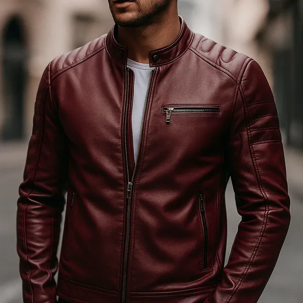Arctis Leather Jacket lifestyle styling