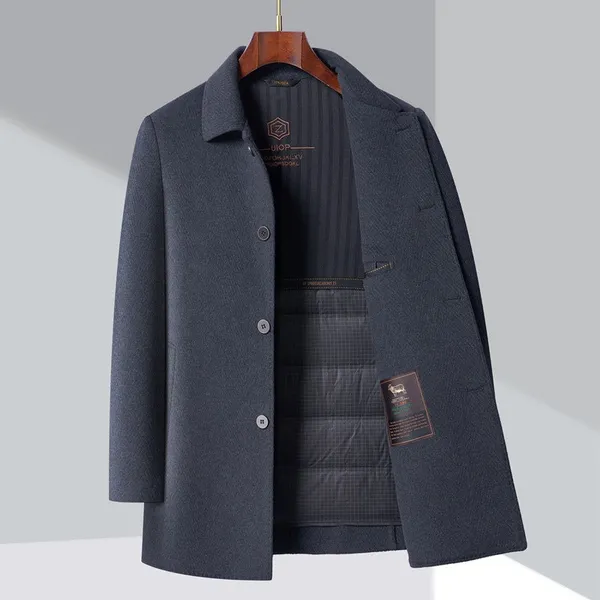 Remar Overcoat worn over casual outfit