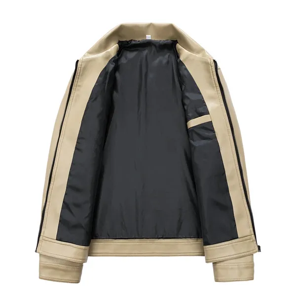 Khaver Jacket detail – zipper pockets and collar
