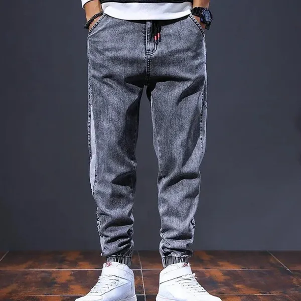 Grezzo Denim Joggers side detail