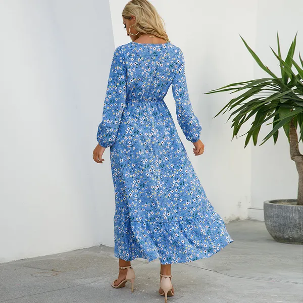 Myrel Floral Maxi Dress – detail shot