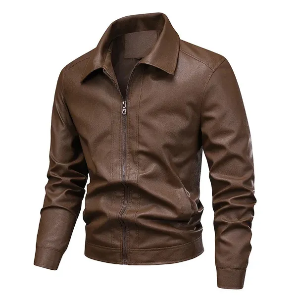 Grayson Leather Jacket side detail