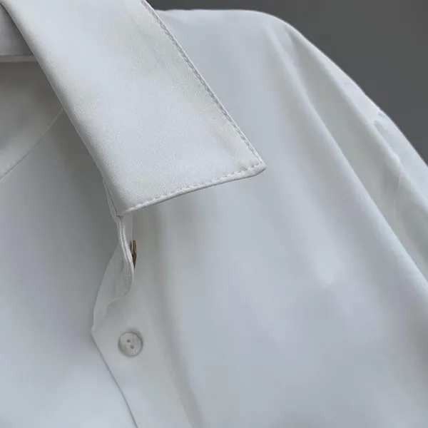 Silara Blouse relaxed drape detail