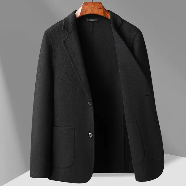 Stanley Wool Coat texture close-up