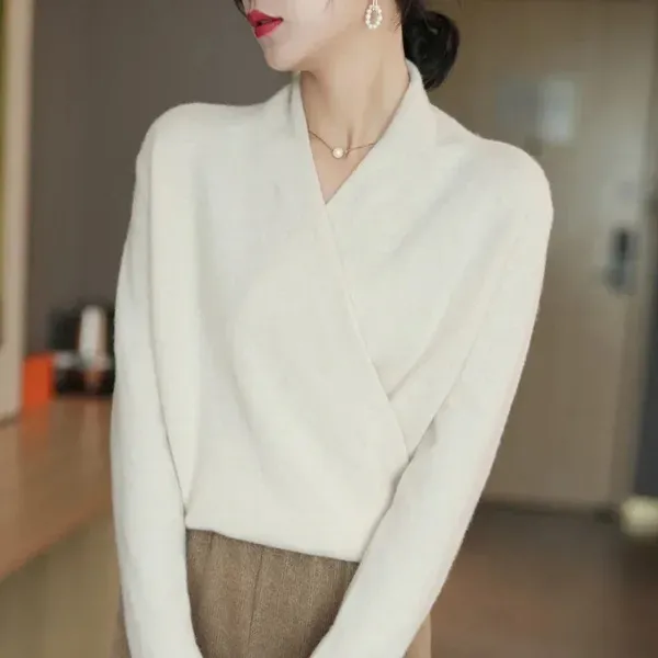 Lian 100% Wool Sweater front view