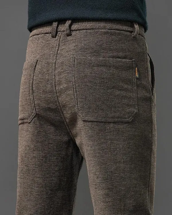 Edron Corduroy Pants styling close-up