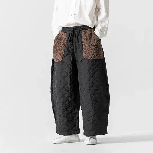 Viento Quilted Pants fleece pocket detail