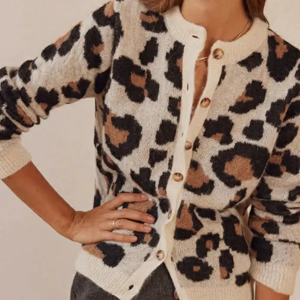 Ferocia Leopard Sweater styled outfit