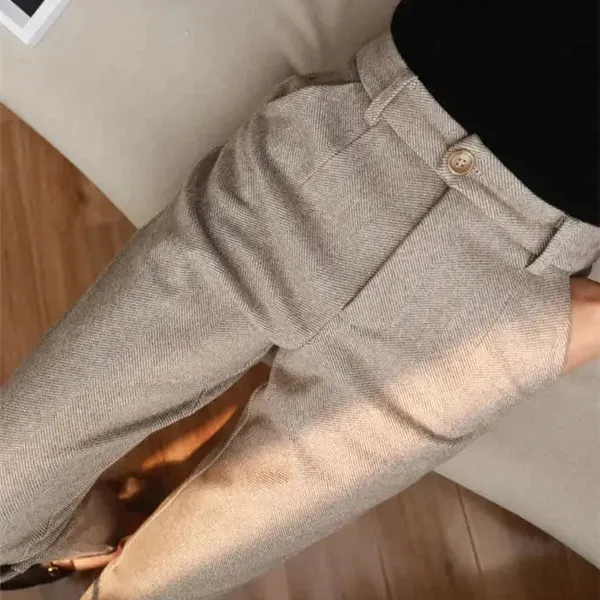 Jack Wool Trousers styled with dress shirt