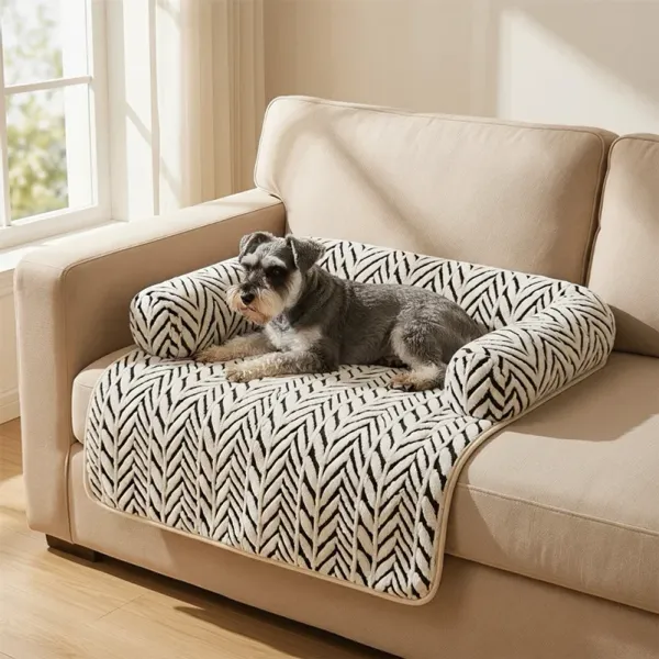 Cama-sofá pet em ambiente decorado