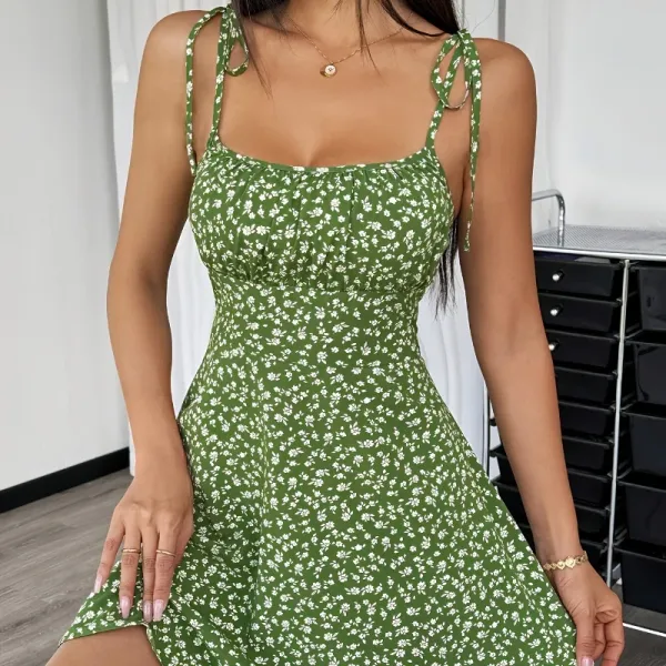 Vestido curto floral - look sofisticado casual
