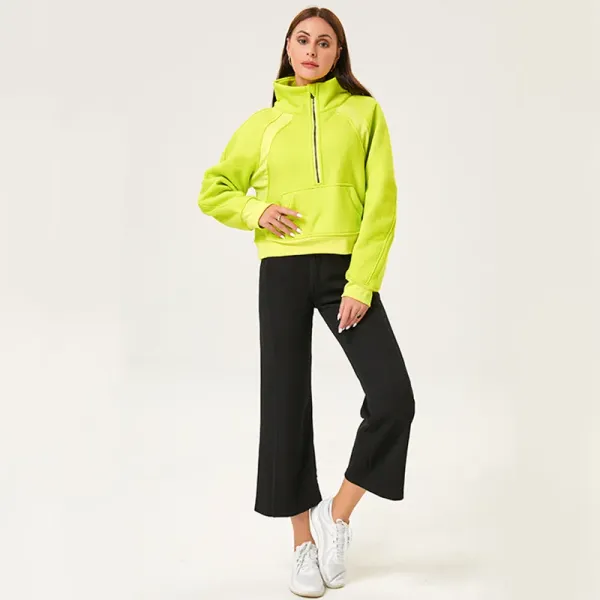 Look completo com jaqueta de treino feminina manga longa