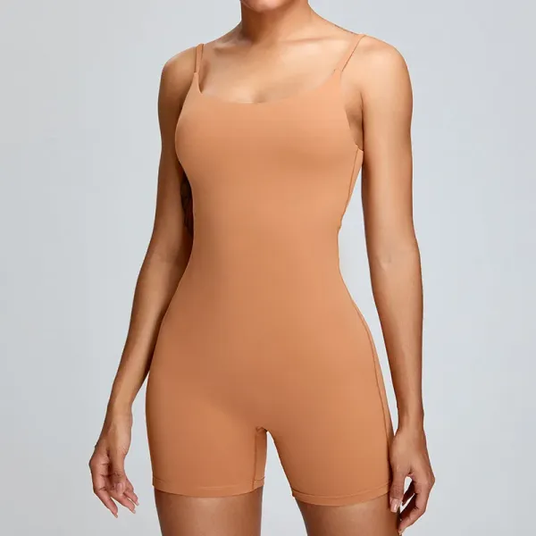 Bodysuit feminino fitness sem costas academia e yoga