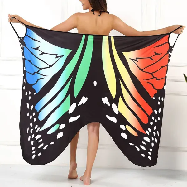 Saída de Praia Feminina Estampa Borboleta - formas de usar