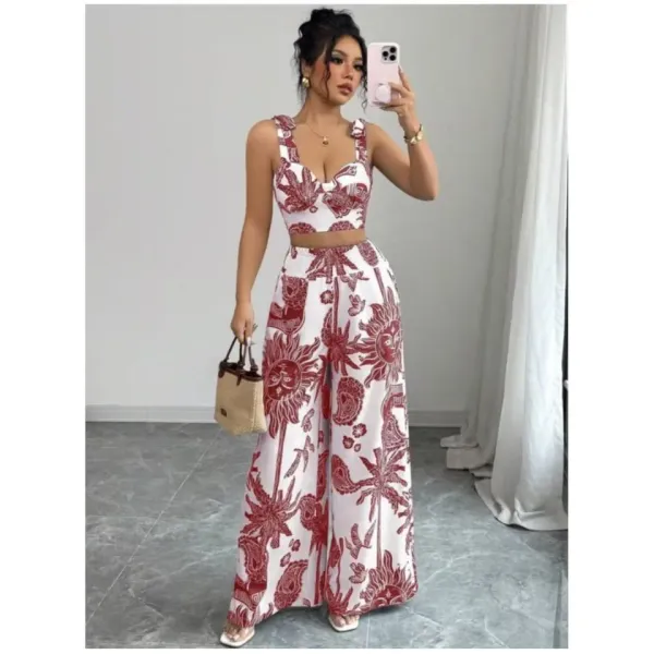 Conjunto feminino de alfaiataria leve look elegante resort